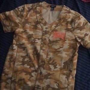 “ Paradise “ Forever 21 baseball button up